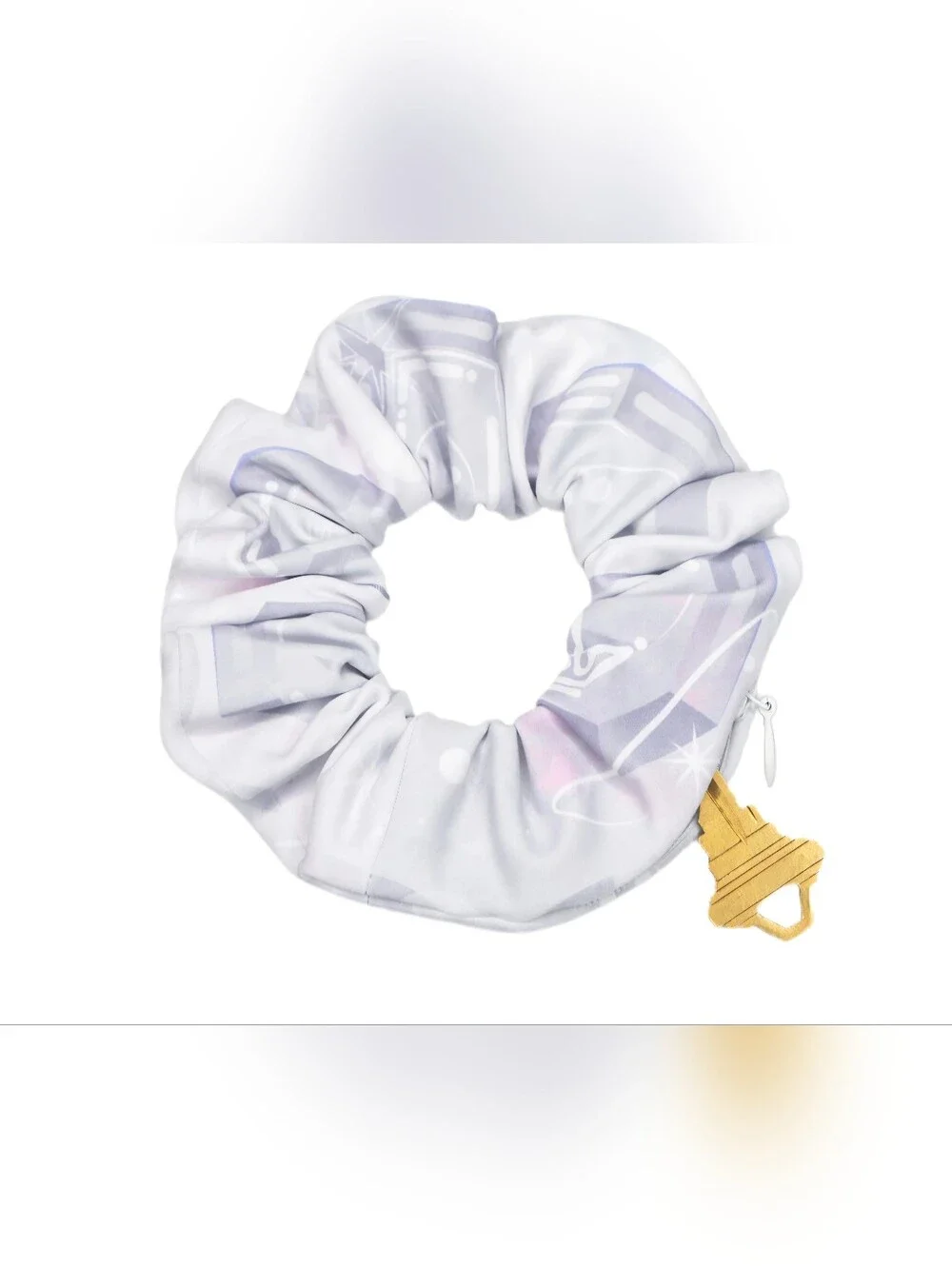 NWT Crowned Athletics Rebel Princess Galactic Gals Zipper Scrunchie